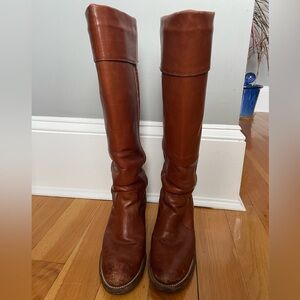 Vintage Frye Brown Leather Boots Sz 6.5